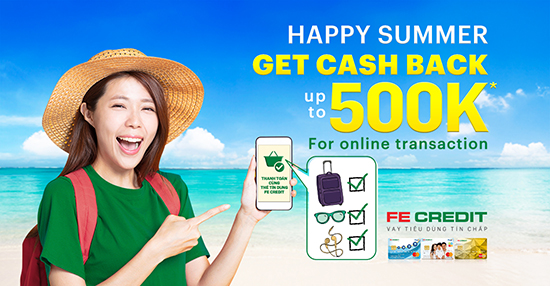 Hello Summner! 5% Cash Back on E-commerce spends has been extended!