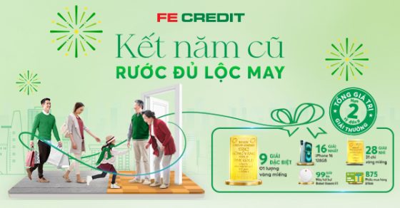 FE CREDIT 14 NĂM: TRI ÂN KHÁCH HÀNG, TƯNG BỪNG ‘LỄ HỘI” ƯU ĐÃI